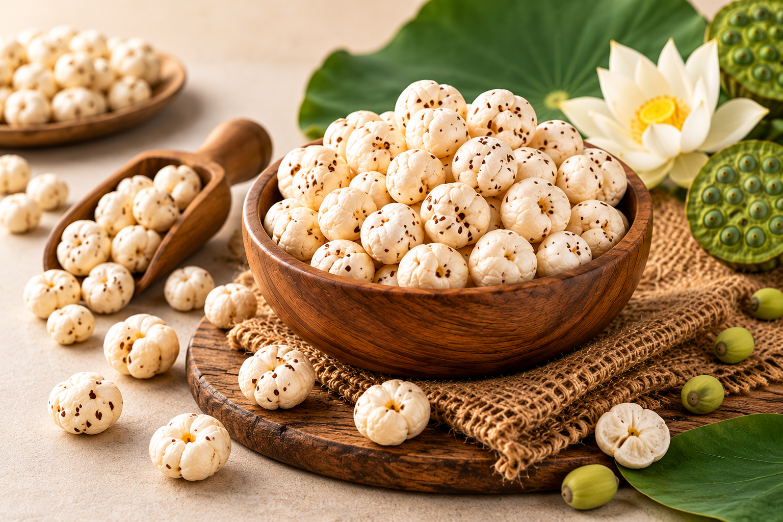 Fresh Makhana (Fox Nuts)